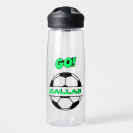 Heldere Voetbal Waterfles (22 oz.)