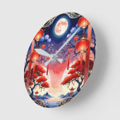 Heldere volle maan ronde klok (Hoek)