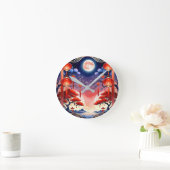 Heldere volle maan ronde klok (Huis)