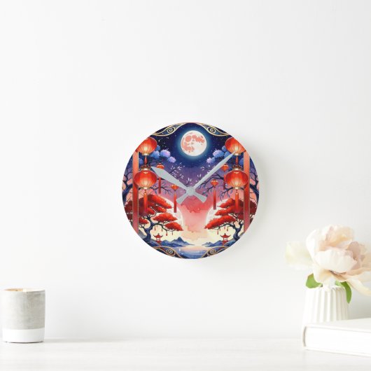 Heldere volle maan ronde klok (Huis)