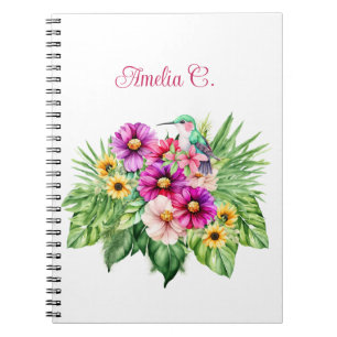 Heldere Vrolijke Zonnebloemen & Tropisch Notitieboek