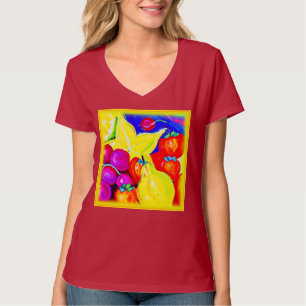 Heldere vruchten en Stellaire hemden. Bestel nu T-shirt