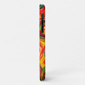 Heldere Warm Circles en Swirls Origineel Abstract Case-Mate iPhone Case (Achterkant/links)