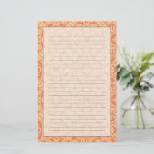 Heldere, warme achtergrond in stijl. briefpapier (Staand voorkant)