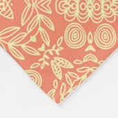 Heldere, warme achtergrond in stijl. fleece deken (Hoek)