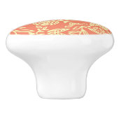 Heldere, warme achtergrond in  stijl. keramische knop (Zijkant)