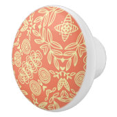 Heldere, warme achtergrond in  stijl. keramische knop (Rechts)