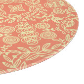 Heldere, warme achtergrond in stijl. snijplank (Hoek)