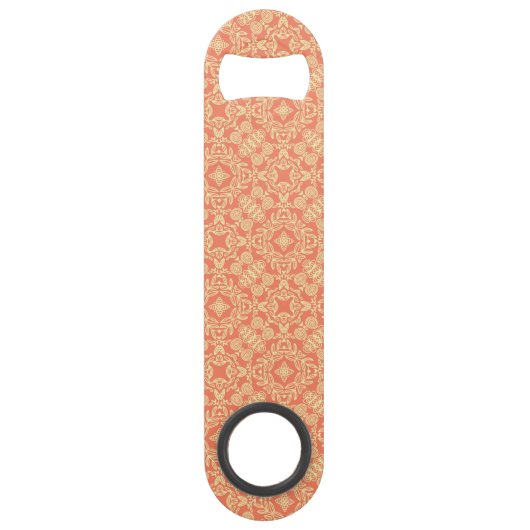 Heldere, warme achtergrond in stijl. speed flessenopener (Voorkant)