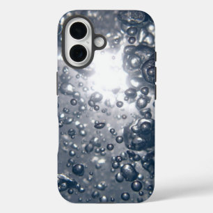 Heldere waterbellen iPhone 16 hoesje