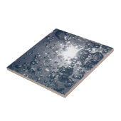 Heldere waterbellen tegeltje (Zijkant)