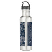 Heldere waterbellen waterfles (Achterkant)