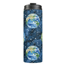 HELDERE WATERVERF AARDE DAG PLANETEN THERMOSBEKER