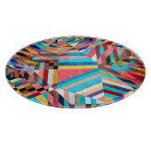 Heldere Waterverf: Abstracte Fantasy Achtergrond Snijplank (Hoek)