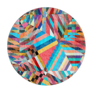 Heldere Waterverf: Abstracte Fantasy Achtergrond Snijplank