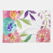 Heldere Waterverf bloemen Theedoek (Horizontaal)