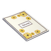 Heldere Waterverf Herfst Bloemen Notitieboek (Rechterzijde)