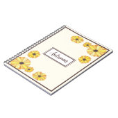 Heldere Waterverf Herfst Bloemen Notitieboek (Linkerzijde)