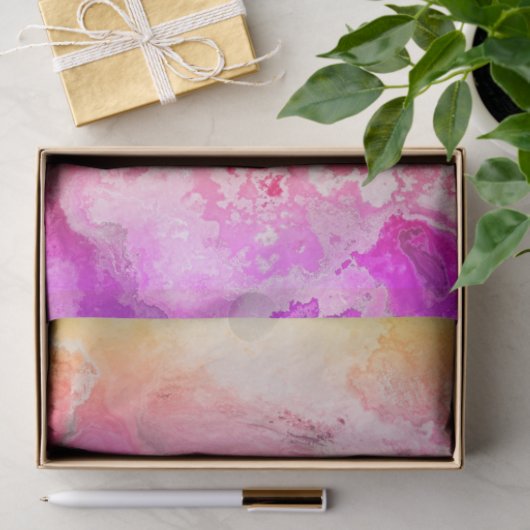 Heldere Waterverf: ontwasemingspagina achtergrond Tissuepapier (Geschenk)