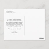 Heldere Waterverf Pastel Floral Garland Hartelijk  Briefkaart (Achterkant)