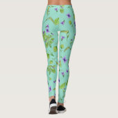 Heldere Waterverf schendt ledematen Leggings (Achterkant)