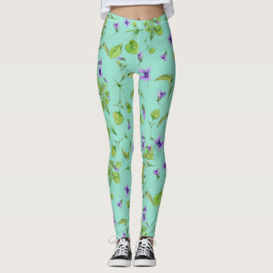Heldere Waterverf schendt ledematen Leggings