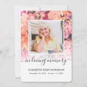 Heldere Waterverf Sympathie Uitvaartgebed Kaart (Voorkant)