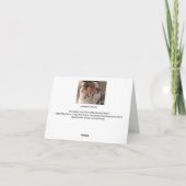 heldere waterverf tulpen + vriendschapsbericht bedankkaart (Achterkant)