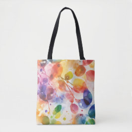 Heldere Waterverf verlaat Canvas tas