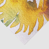 Heldere Waterverf Zonnebloem Fabulous 50 Tissuepapier (Detail)