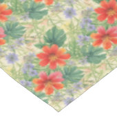 Heldere waterverven bloemen tafelkleed (Gekanteld)