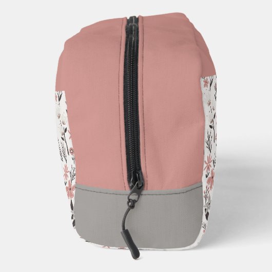 Heldere wilde bloem bladeren toilettasje (Rechts)