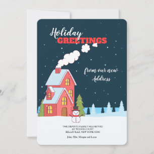 Heldere Winter Night Open House Kaart