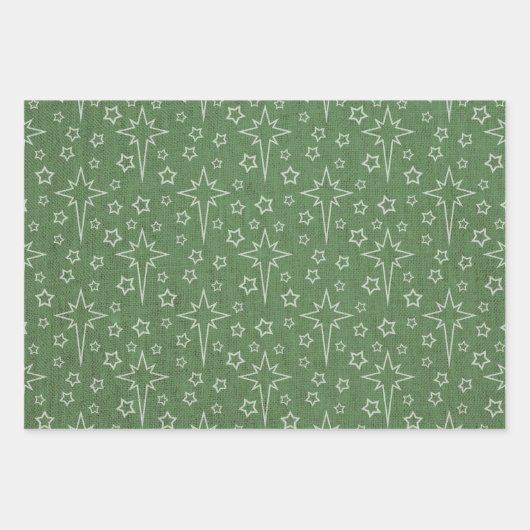 Heldere winterkleuren set 2 inpakpapier vellen (Voorkant 3)