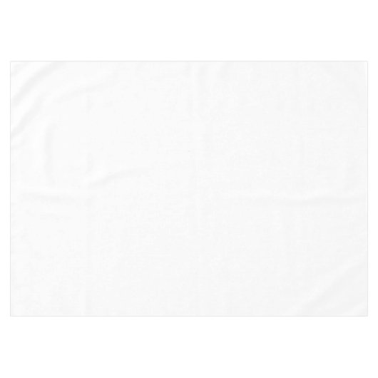 Heldere witte effen kleur tafelkleed (Voorkant (Horizontaal))