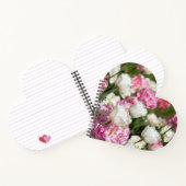 Heldere witte en roze tulpen op een zonnige dag notitieboek (Binnen)