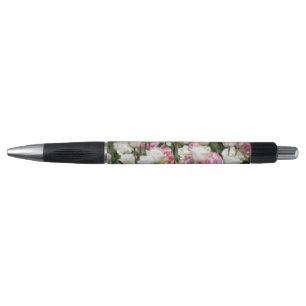 Heldere witte en roze tulpen op een zonnige pen
