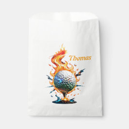 Heldere witte golfbal bedankzakje