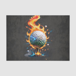 Heldere witte golfbal tissuepapier