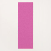 , heldere, witte, groene bladzijnen roze yogamat (Achterkant)