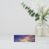 Heldere wolken foto mini visitekaartje (Staand voorkant)