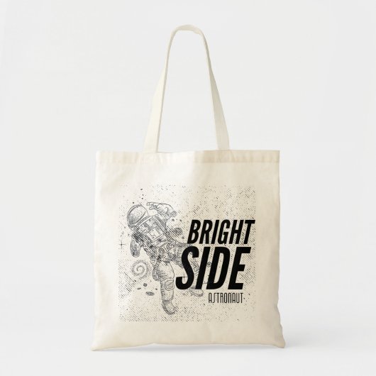 HELDERE ZIJASTRONAUT TOTE BAG (Voorkant)