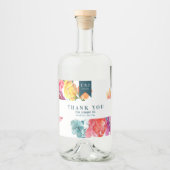 Heldere zomer "Dankuwel" etiket op de liquorfles (Voorkant)