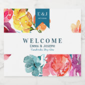 Heldere zomer "Dankuwel" etiket op de liquorfles (Enkel label)