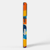 Heldere zomer moderne bloemenpatroon Case-Mate iPhone case (Achterkant / Rechts)