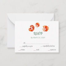 Heldere zomerbloemen RSVP