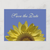 heldere zomergele zonnebloem , met uitzondering va aankondigingskaart (Voorkant)