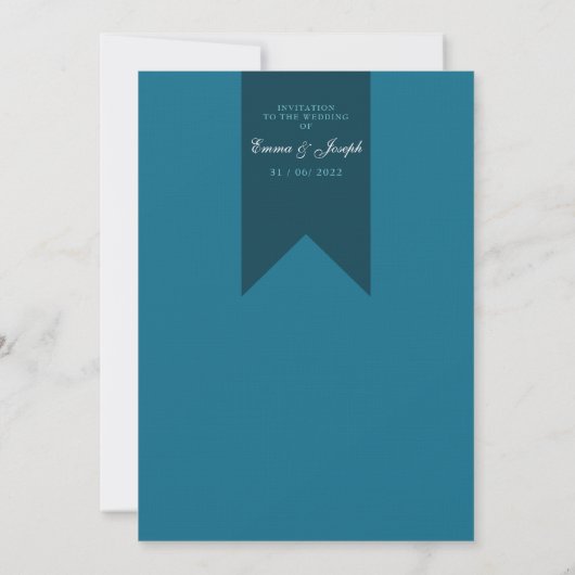 Heldere zomerkleurige hedendaagse bloementijn I Kaart (Achterkant)