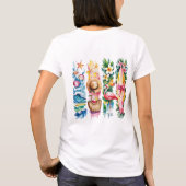 HELDERE ZOMERTHEMA STRANDTONEELEN T-SHIRT (Achterkant)