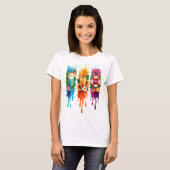HELDERE ZOMERTHEMA'S VOOR SCÈNES & OBJECTEN T-SHIRT (Voorkant volledig)